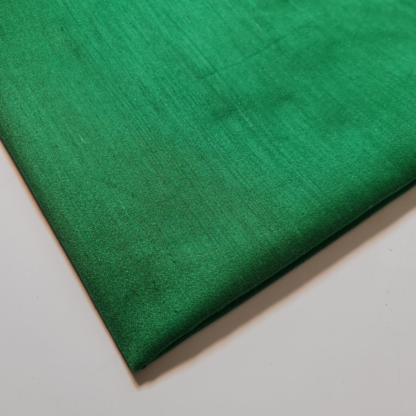 Emerald Green Polyester Cotton Sateen Material Curtain Lining Dress Craft Quilting Fabric 44" By The Meter