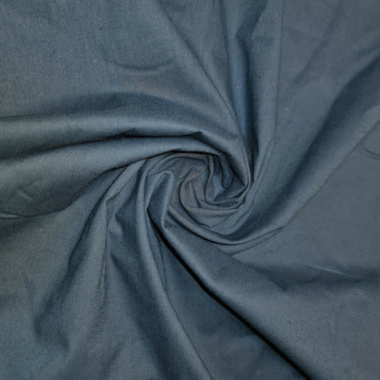 Peacock Blue Clearance 100% Cotton Fabric Plain Solid Quilting Craft Dress Material 44" By The Meter