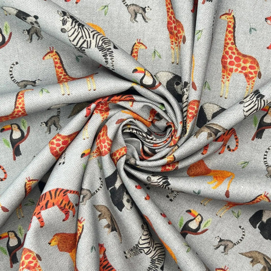 Digitally Printed 100% Cotton Panama Fabric | 55" (140cm) Wide 190gsm Craft & Home Décor Material – Sold by the Meter