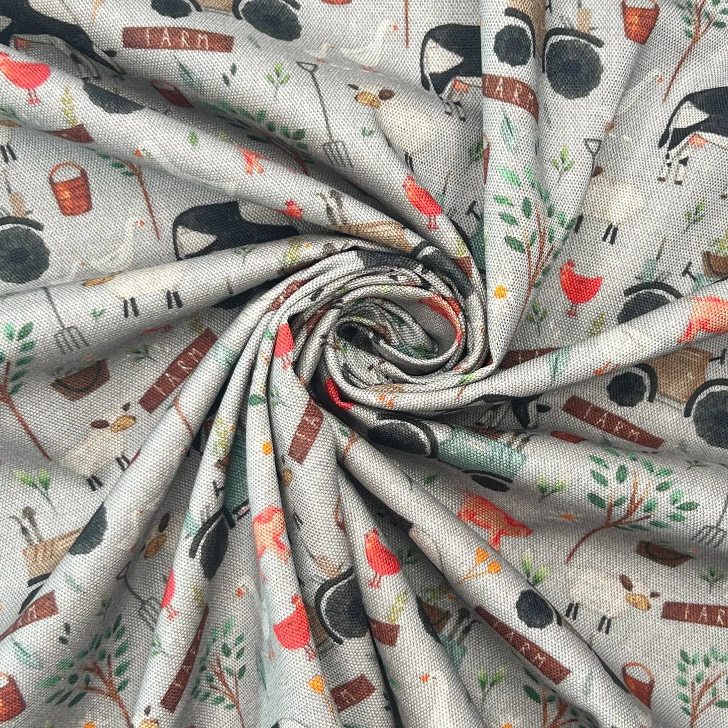 Digitally Printed 100% Cotton Panama Fabric | 55" (140cm) Wide 190gsm Craft & Home DÃ©cor Material â€“ Sold by the Meter
