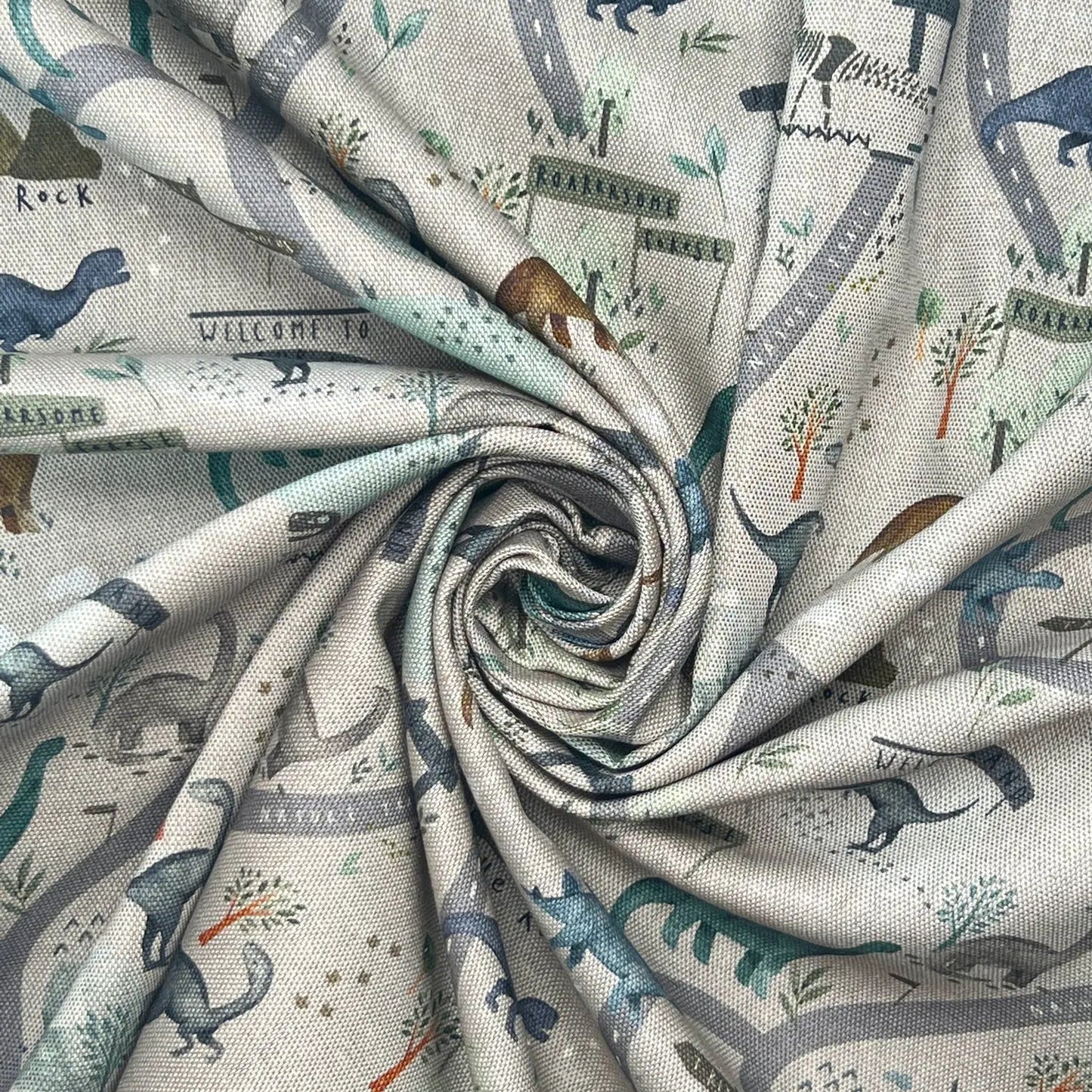 Digitally Printed 100% Cotton Panama Fabric | 55" (140cm) Wide 190gsm Craft & Home Décor Material – Sold by the Meter