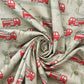 Digitally Printed 100% Cotton Panama Fabric | 55" (140cm) Wide 190gsm Craft & Home Décor Material – Sold by the Meter