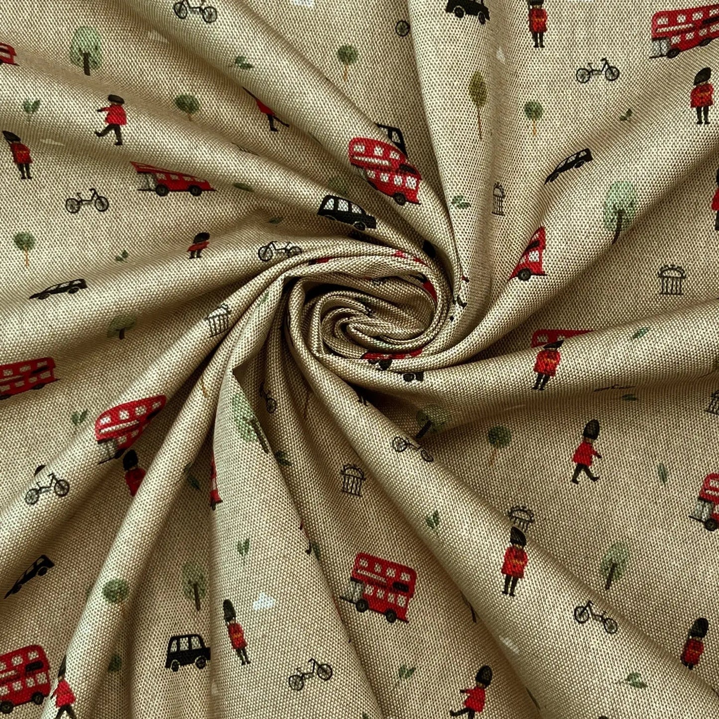 Digitally Printed 100% Cotton Panama Fabric | 55" (140cm) Wide 190gsm Craft & Home Décor Material – Sold by the Meter