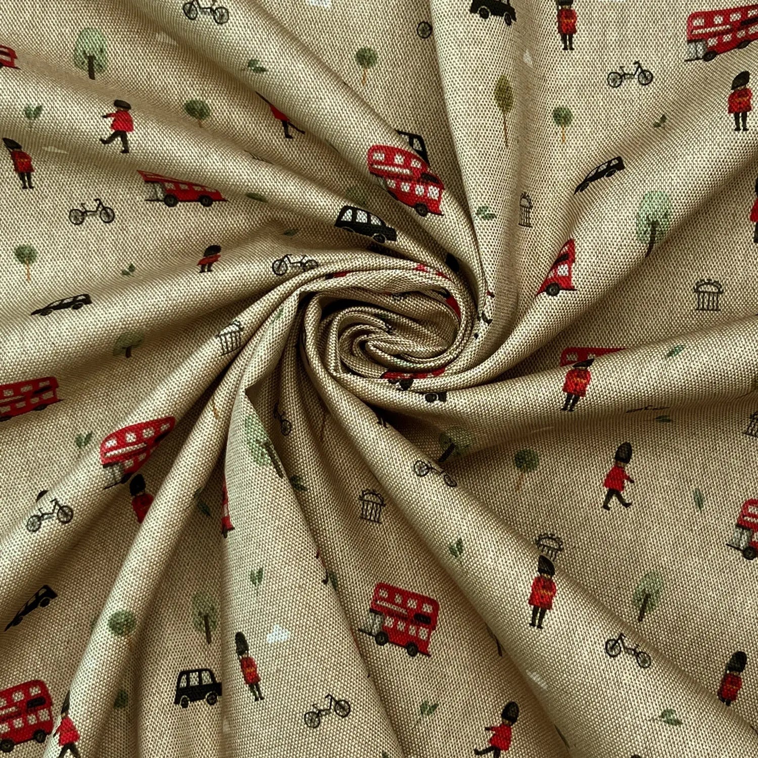 Digitally Printed 100% Cotton Panama Fabric | 55" (140cm) Wide 190gsm Craft & Home Décor Material – Sold by the Meter