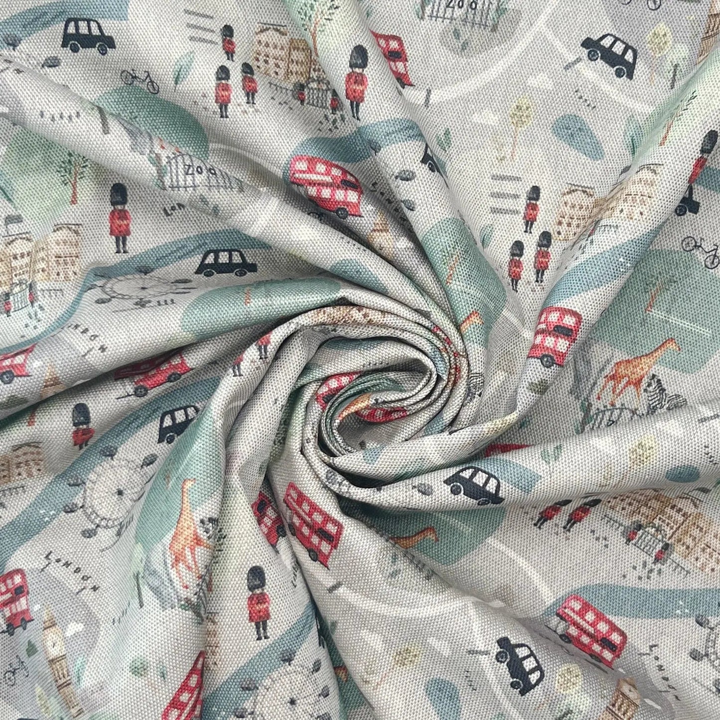Digitally Printed 100% Cotton Panama Fabric | 55" (140cm) Wide 190gsm Craft & Home Décor Material – Sold by the Meter