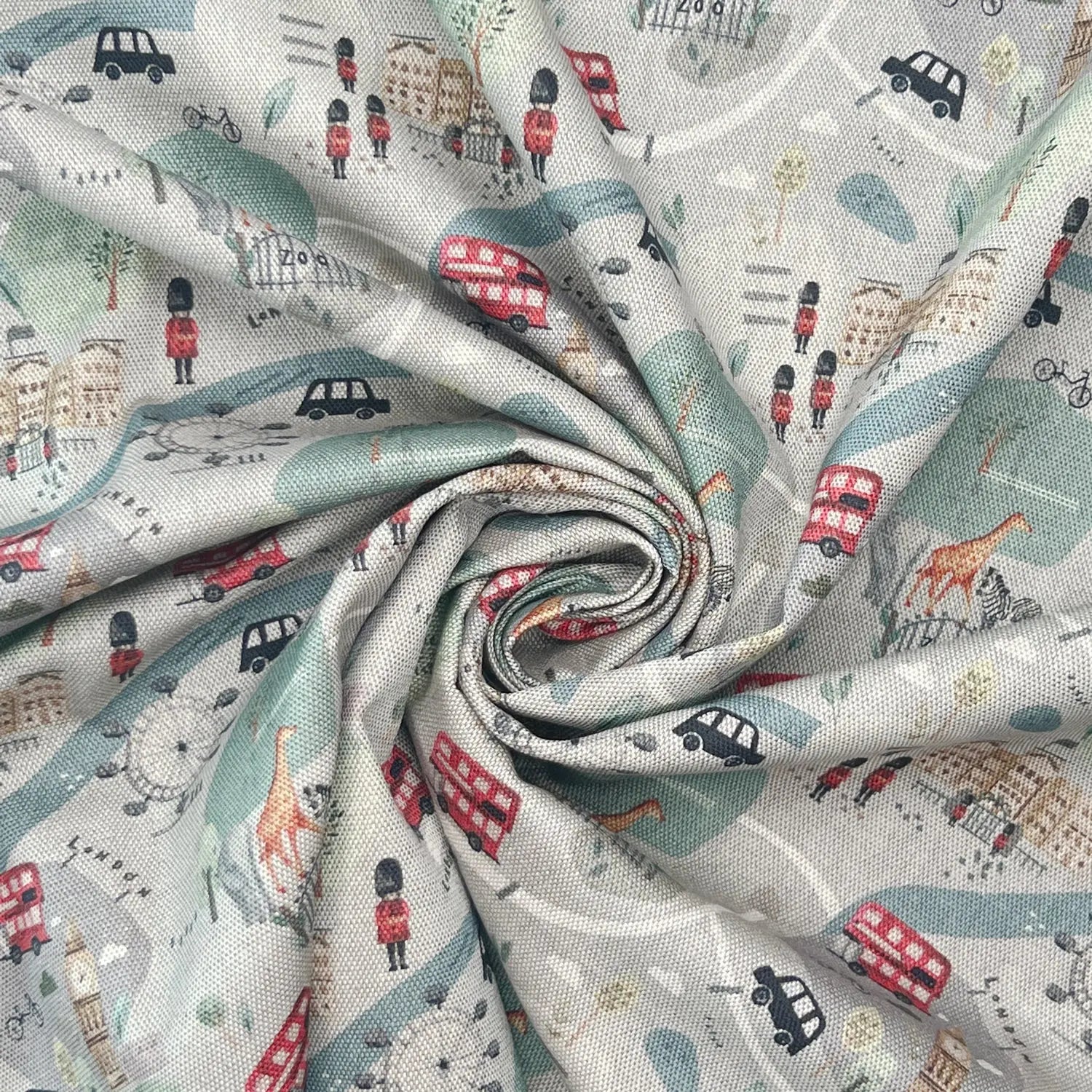 Digitally Printed 100% Cotton Panama Fabric | 55" (140cm) Wide 190gsm Craft & Home Décor Material – Sold by the Meter