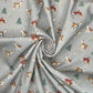 Digitally Printed 100% Cotton Panama Fabric | 55" (140cm) Wide 190gsm Craft & Home Décor Material – Sold by the Meter