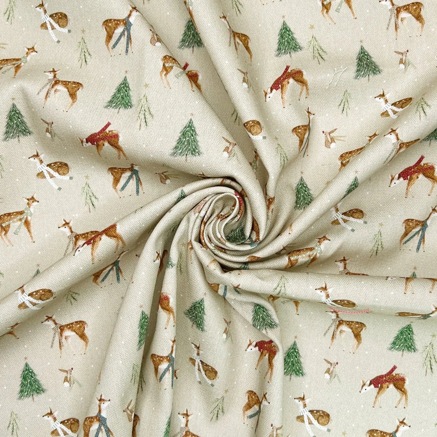 Digitally Printed 100% Cotton Panama Fabric | 55" (140cm) Wide 190gsm Craft & Home DÃ©cor Material â€“ Sold by the Meter