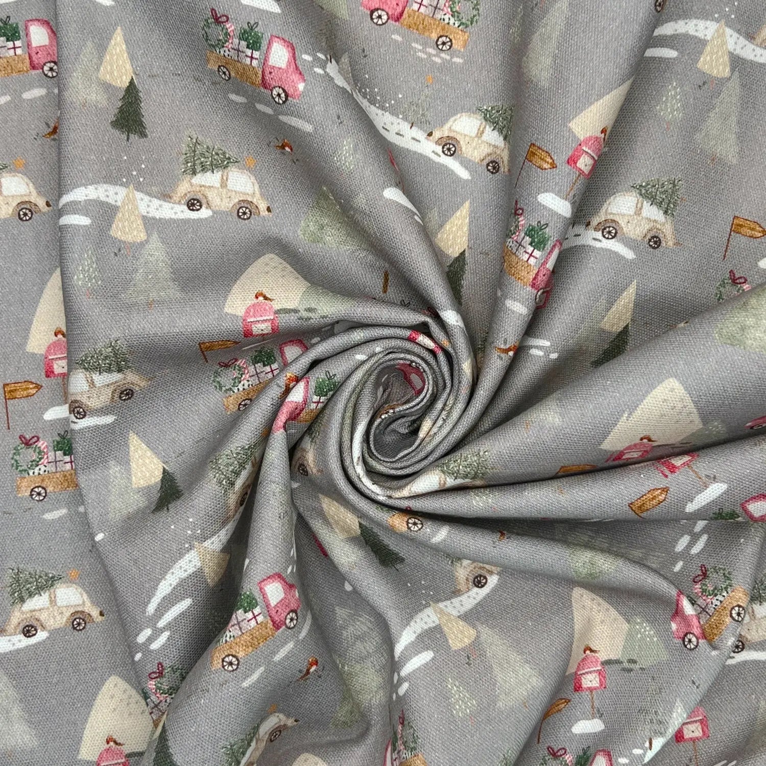 Digitally Printed 100% Cotton Panama Fabric | 55" (140cm) Wide 190gsm Craft & Home DÃ©cor Material â€“ Sold by the Meter