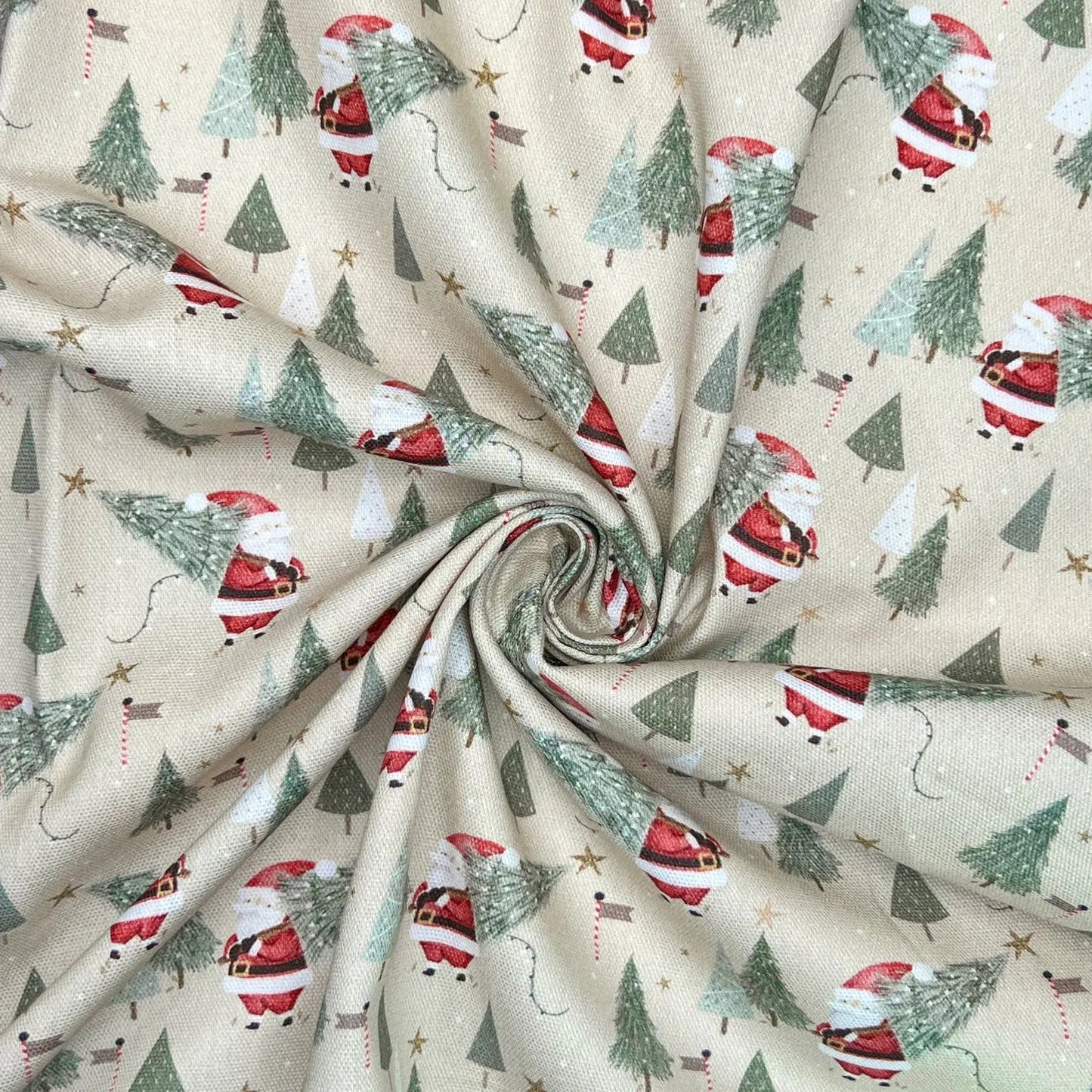 Digitally Printed 100% Cotton Panama Fabric | 55" (140cm) Wide 190gsm Craft & Home DÃ©cor Material â€“ Sold by the Meter