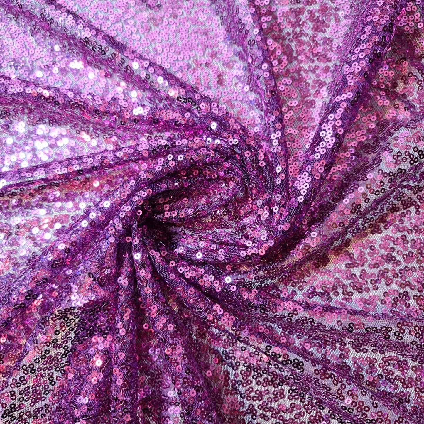Paillettenstoff, glitzernd, glänzend, glitzernd, für Kleider, Bastelarbeiten, Tischdecken, 127 cm (Babyrosa)