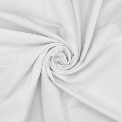 Plain Winceyette Fabric | Soft Brushed 100% Cotton Flannelette 43" (110cm) Wide â€“ Sold by the Meter