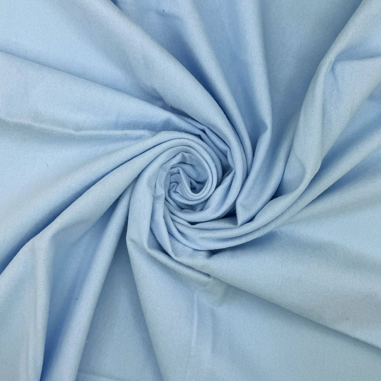 Plain Winceyette Fabric | Soft Brushed 100% Cotton Flannelette 43" (110cm) Wide – Sold by the Meter