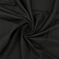 Black Plain Winceyette Fabric Soft Brushed 100% Cotton Flannelette 43" (110cm) Wide By The Meter