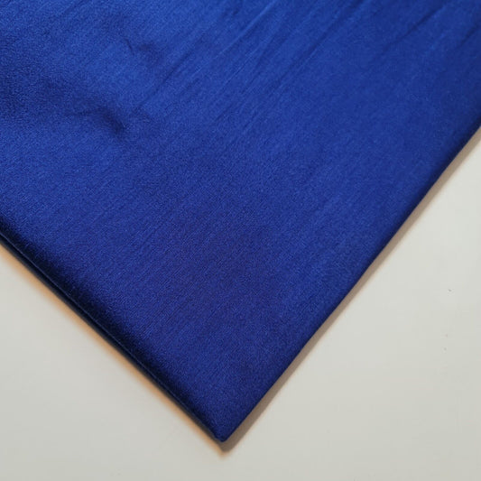 Royal Blue Polyester Cotton Sateen Material Curtain Lining Dress Craft Quilting Fabric 44" By The Meter