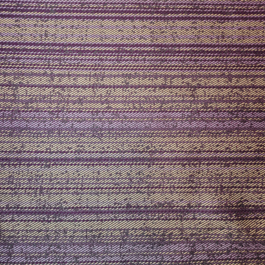 Peach Lilac Tweed Stripe Fabric Medium Weight Curtain Soft Furnishing Fabric 58" By Meter