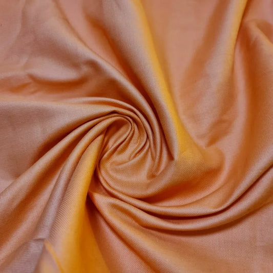 Peach Plain Thick 100% Cotton Drill Material Workwear Dress Twill Craft Fabric 58" By The Meter