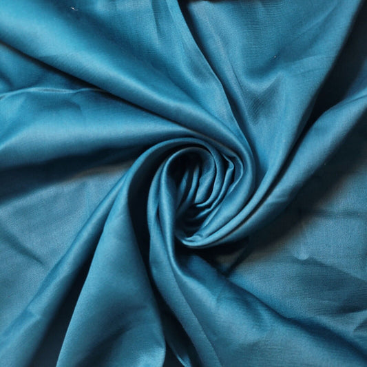 Pfau, 100 % Baumwollsatin, Stoff für Vorhänge, Futter, Kleider, Basteln, Quilten, 111,8 cm, Meterware