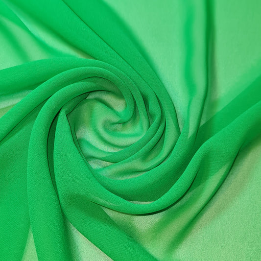 Chiffon-Stoff, durchsichtig, schlicht, weich, Polyester, Bastelmaterial für Hochzeitsbögen, Kleider, 111,8 cm (rot)