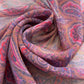 Pink Paisley Floral Chiffon Sheer Material Dress Craft Decor Fabric 44" By The Meter