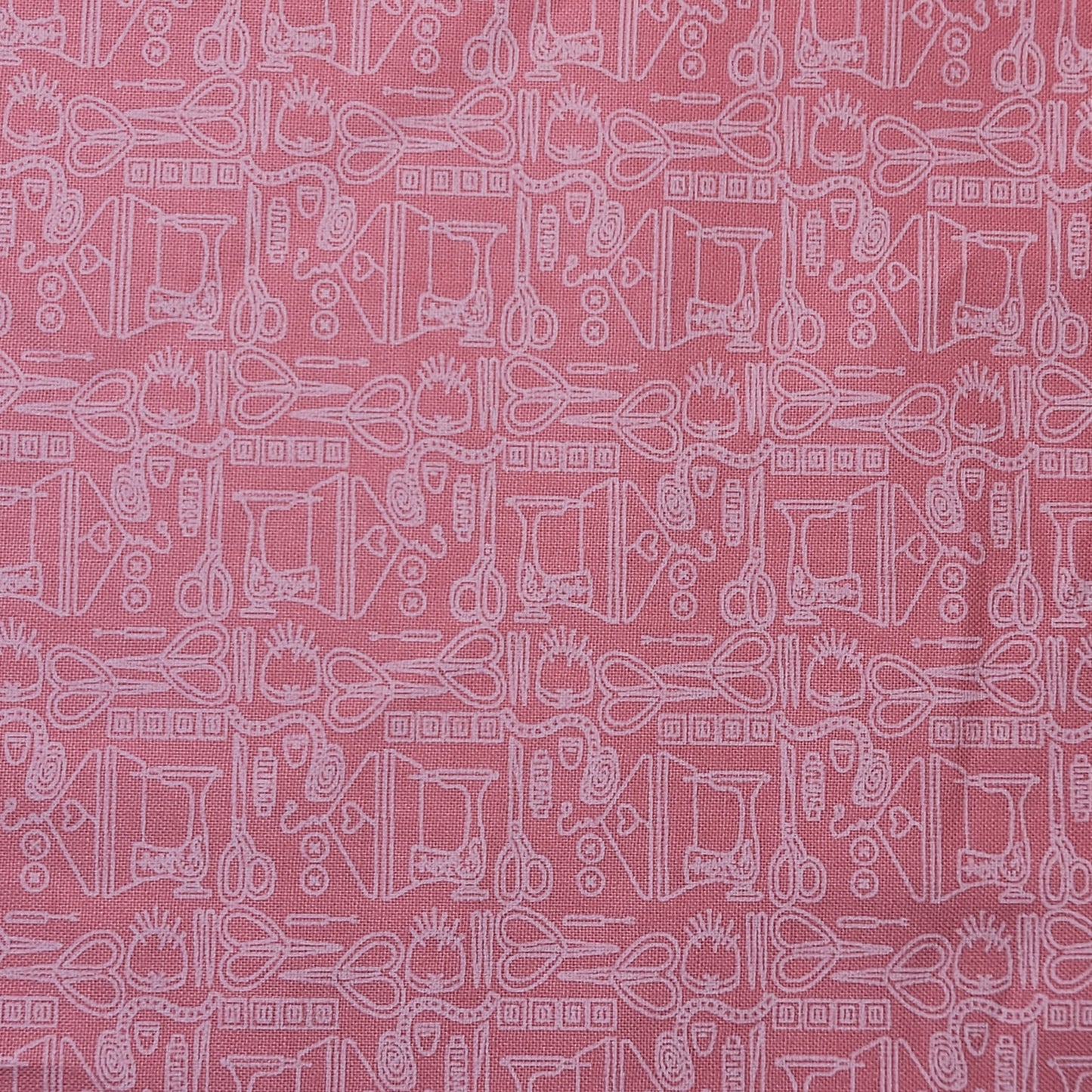 Soft 100% Cotton Floral Fabric for Kids’ Sewing and Quilting – 44" Wide, Perfect for Dresses and Crafts (Pink Quilt Room)