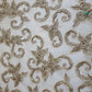 Pink Luxury Floral Embroidered Net Fabric – Designer Mesh Fabric 44" By The Meter