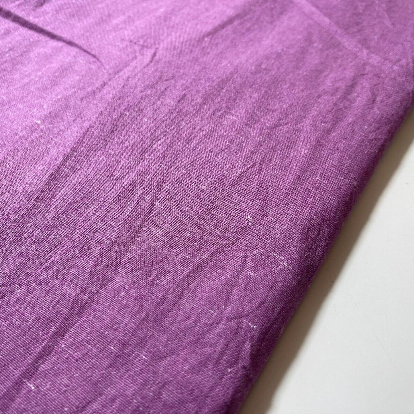 Plum 100% Cotton Calico Plain Canvas Fabric Natural Craft Costume Dress Patchwork Material 58" By Meter
