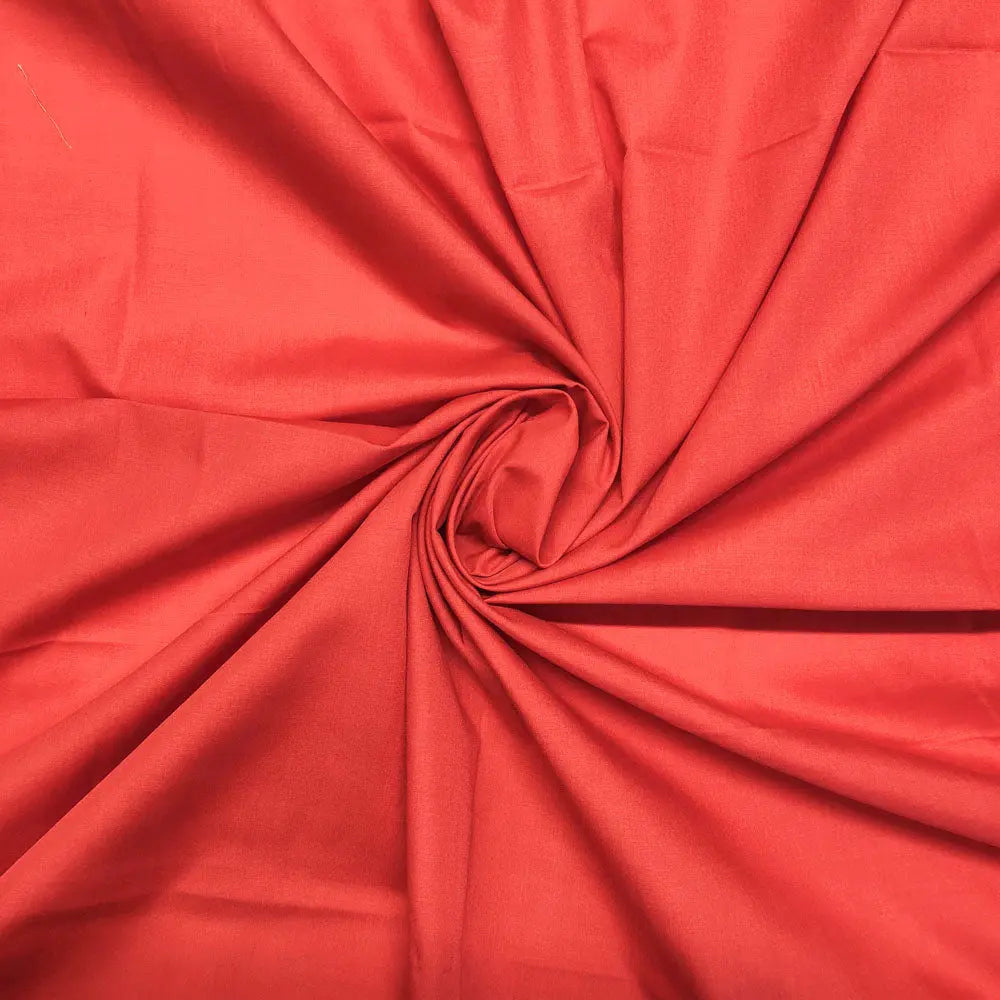 Polycotton Plain Dyed Fabric | 44" (112cm) Wide Lightweight Poly Cotton â€“ Sold by the Meter