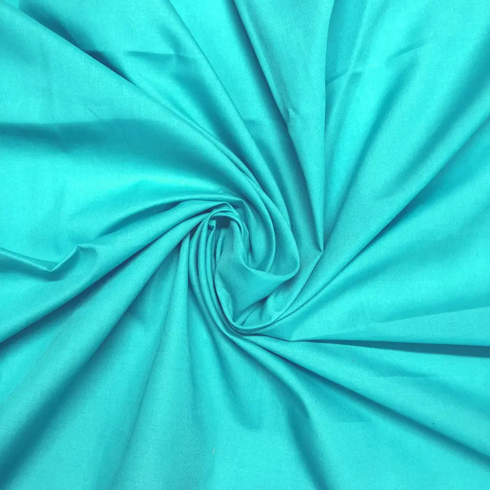 Polycotton Plain Dyed Fabric | 44" (112cm) Wide Lightweight Poly Cotton â€“ Sold by the Meter