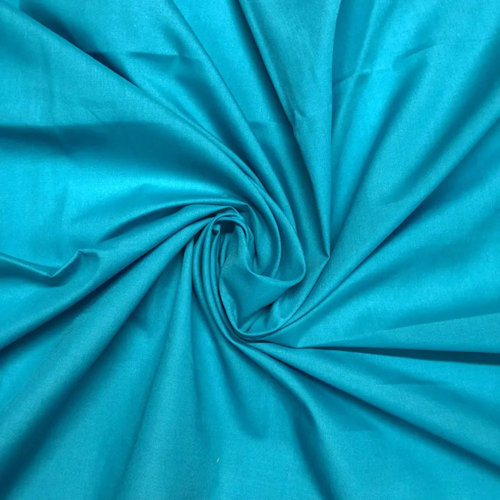Polycotton Plain Dyed Fabric | 44" (112cm) Wide Lightweight Poly Cotton â€“ Sold by the Meter