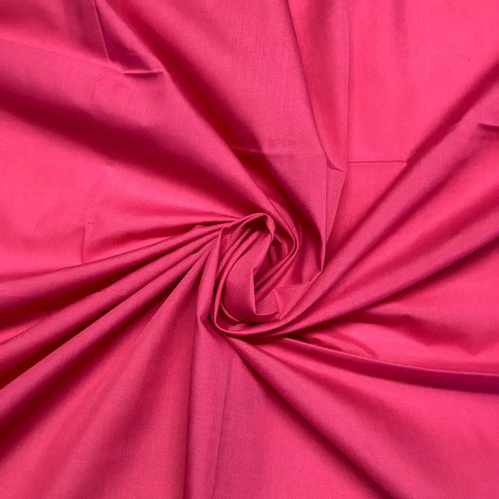 Polycotton Plain Dyed Fabric | 44" (112cm) Wide Lightweight Poly Cotton â€“ Sold by the Meter