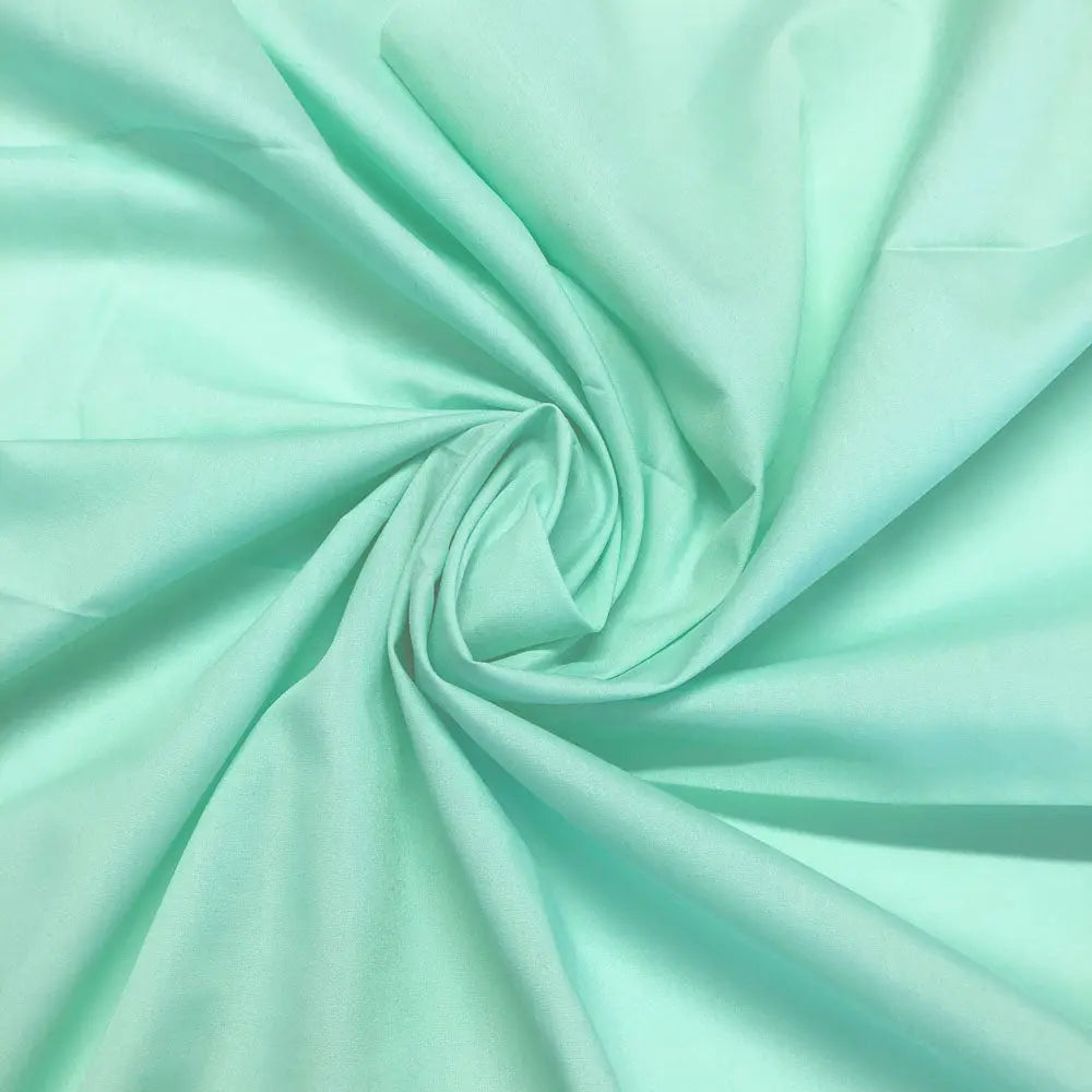 Polycotton Plain Dyed Fabric | 44" (112cm) Wide Lightweight Poly Cotton â€“ Sold by the Meter