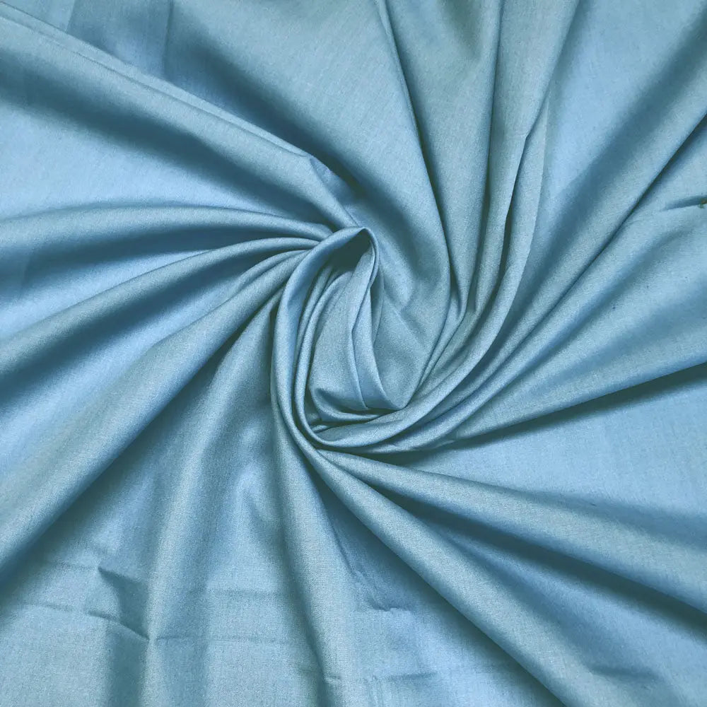 Polycotton Plain Dyed Fabric | 44" (112cm) Wide Lightweight Poly Cotton â€“ Sold by the Meter