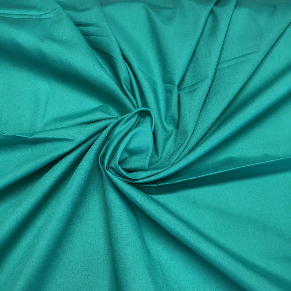 Polycotton Plain Dyed Fabric | 44" (112cm) Wide Lightweight Poly Cotton – Sold by the Meter