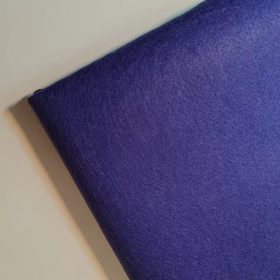 Purple Felt Fabric Acrylic Art Craft Sewing Festive Decor Material 150cm Wide By Meter