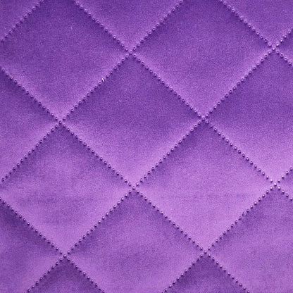 Quilted Velvet Upholstery Fabric | Soft Quilted Velvet 57" (145cm) Wide 290gsm 50,000 Martindale Curtain & Upholstery Material â€“ Sold by the Meter