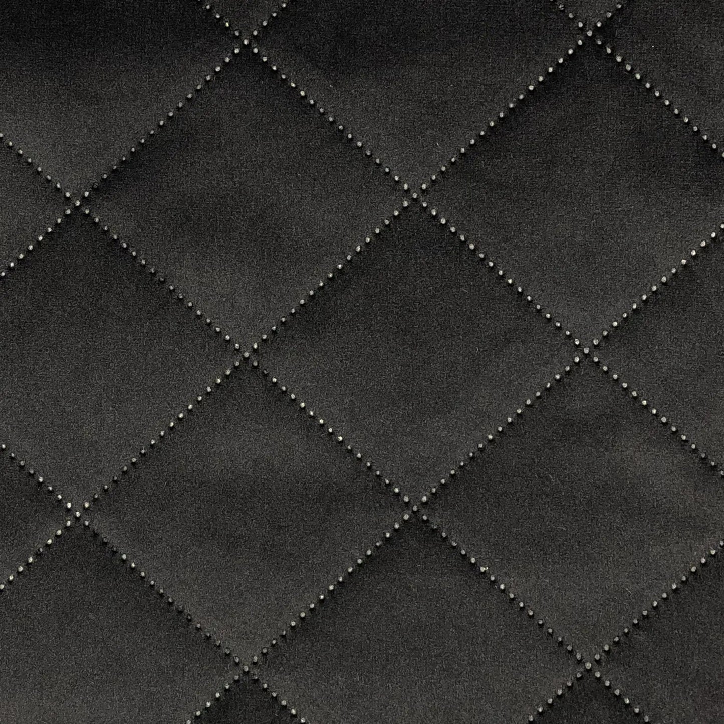 Quilted Velvet Upholstery Fabric | Soft Quilted Velvet 57" (145cm) Wide 290gsm 50,000 Martindale Curtain & Upholstery Material – Sold by the Meter