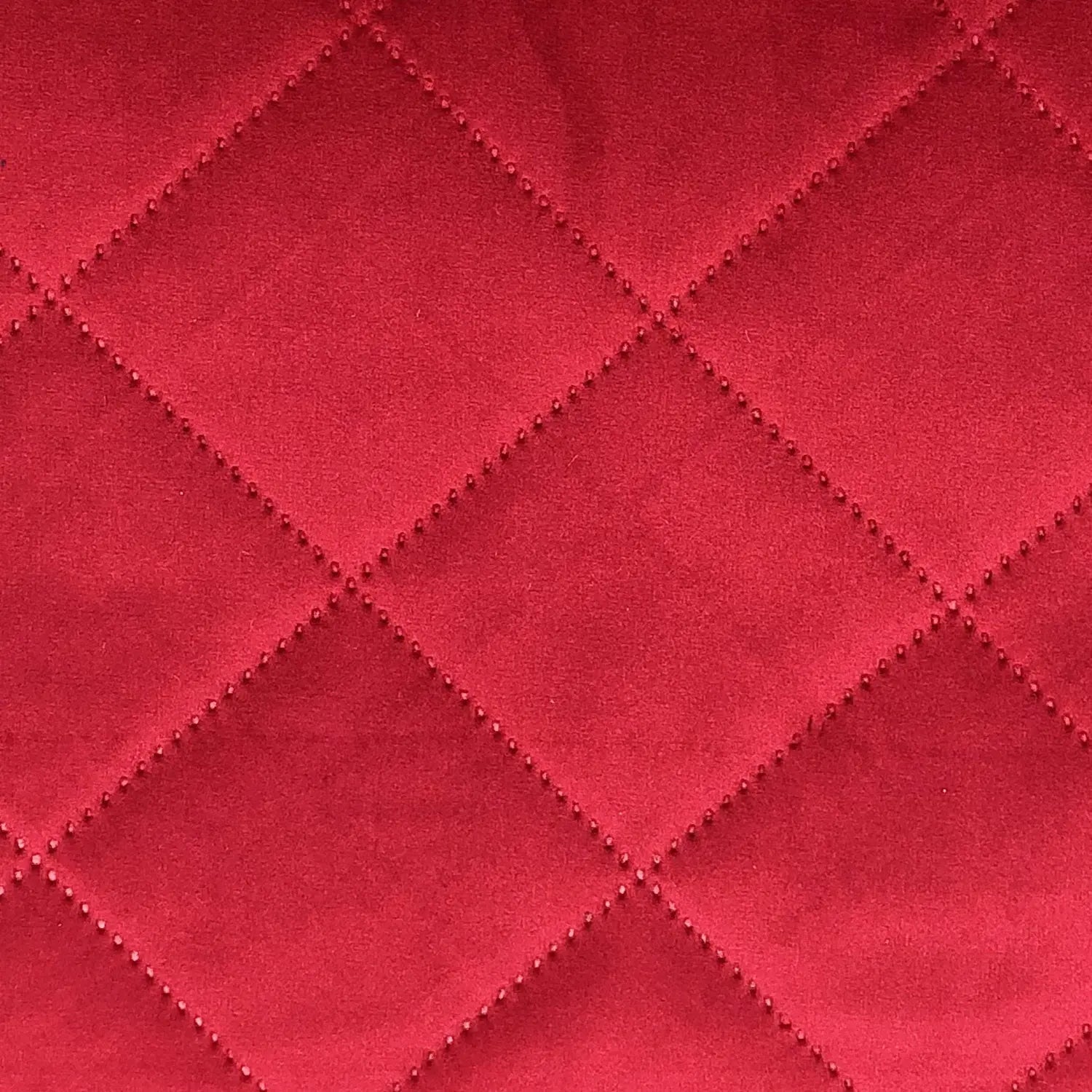 Quilted Velvet Upholstery Fabric | Soft Quilted Velvet 57" (145cm) Wide 290gsm 50,000 Martindale Curtain & Upholstery Material – Sold by the Meter