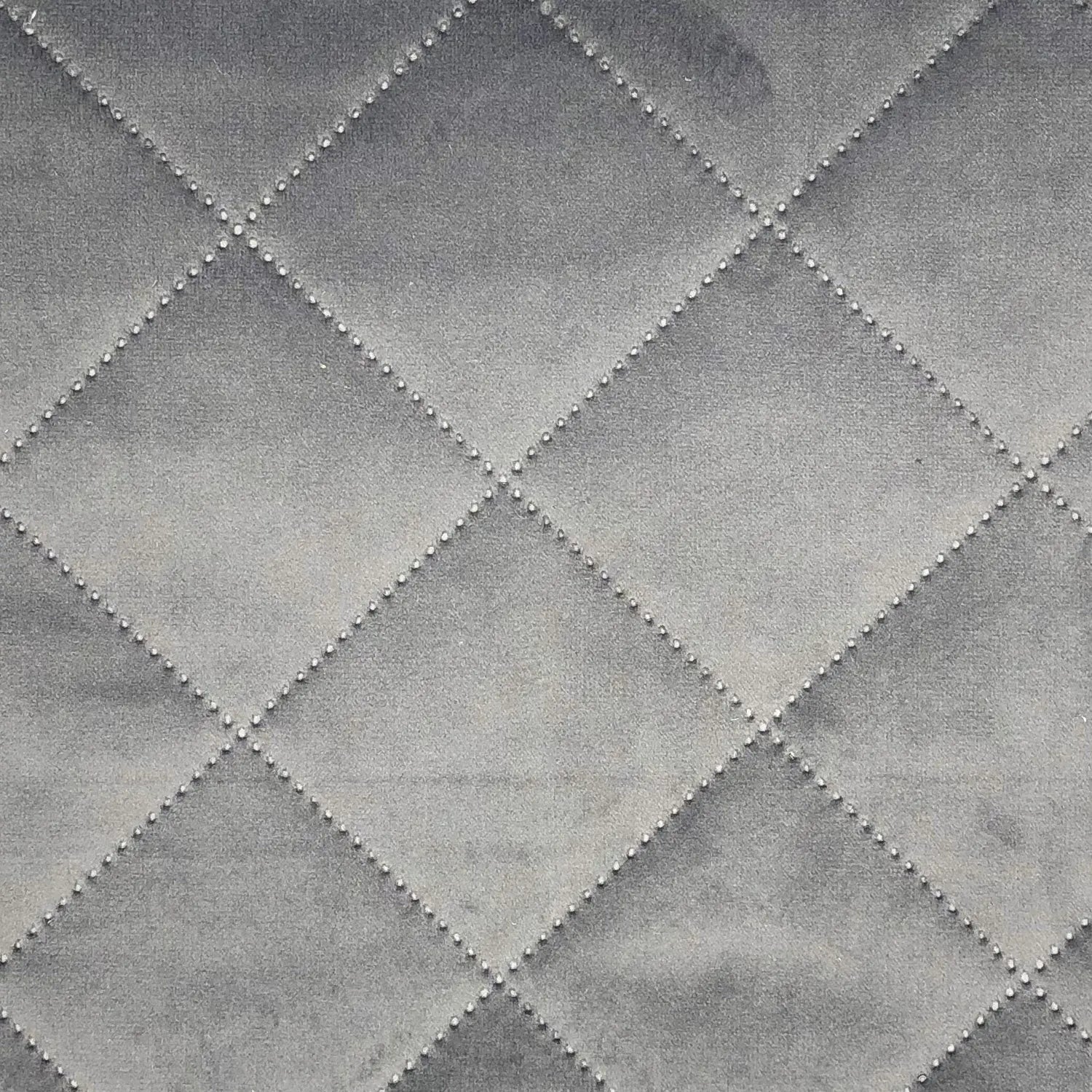 Quilted Velvet Upholstery Fabric | Soft Quilted Velvet 57" (145cm) Wide 290gsm 50,000 Martindale Curtain & Upholstery Material – Sold by the Meter