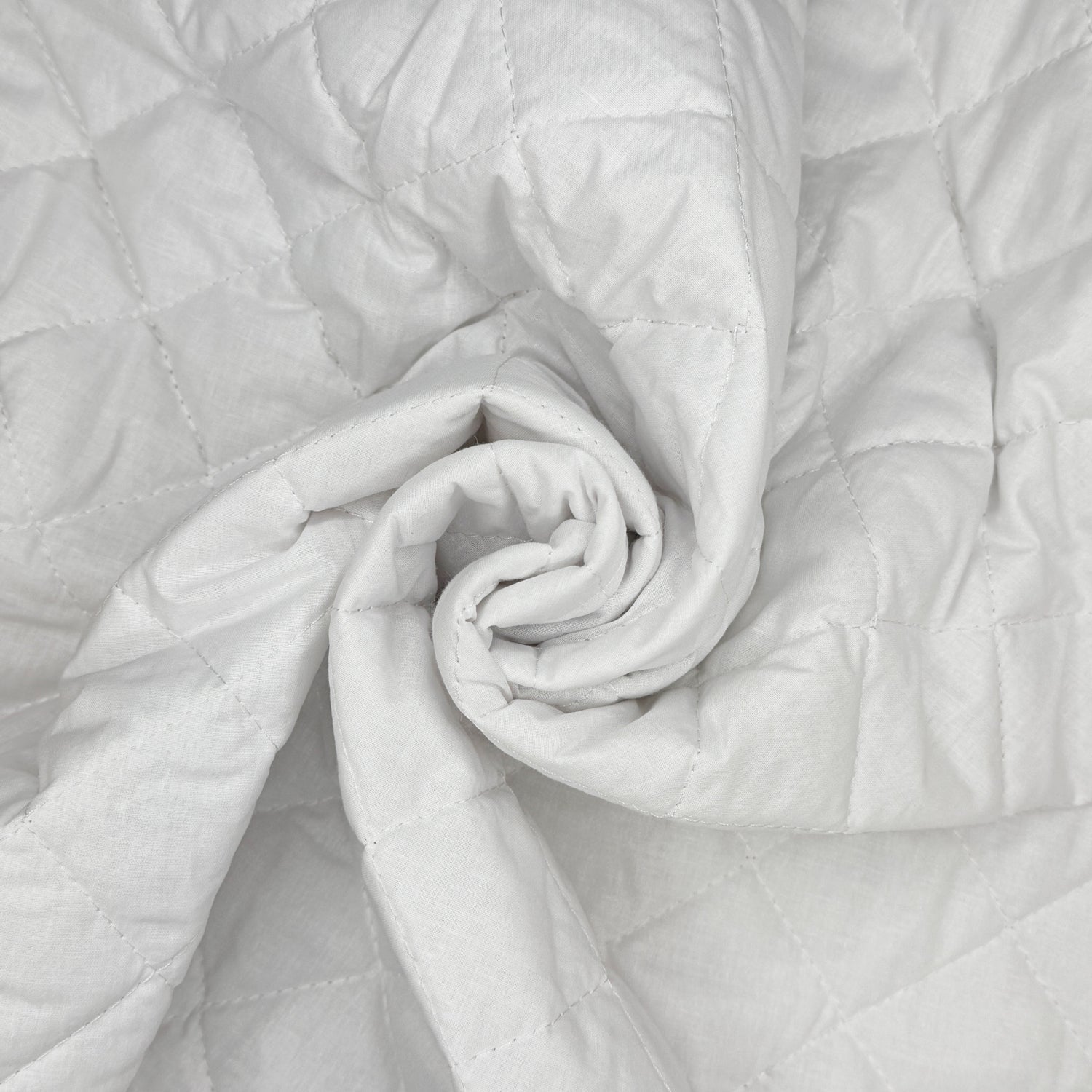 Quilted Polycotton Fabric | Diamond Quilted 45" (115cm) Wide with 2oz Wadding – Sold by the Meter