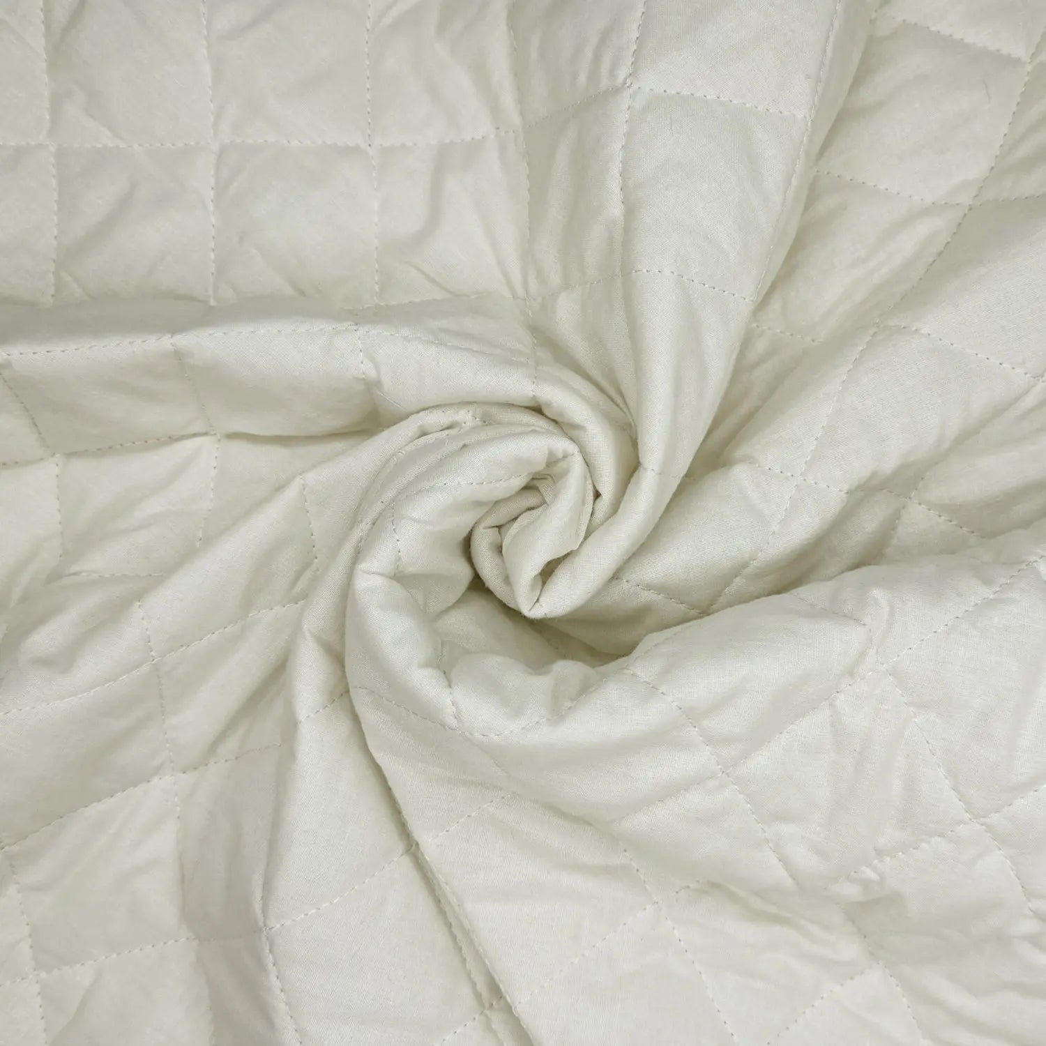 Quilted Polycotton Fabric | Diamond Quilted 45" (115cm) Wide with 2oz Wadding â€“ Sold by the Meter