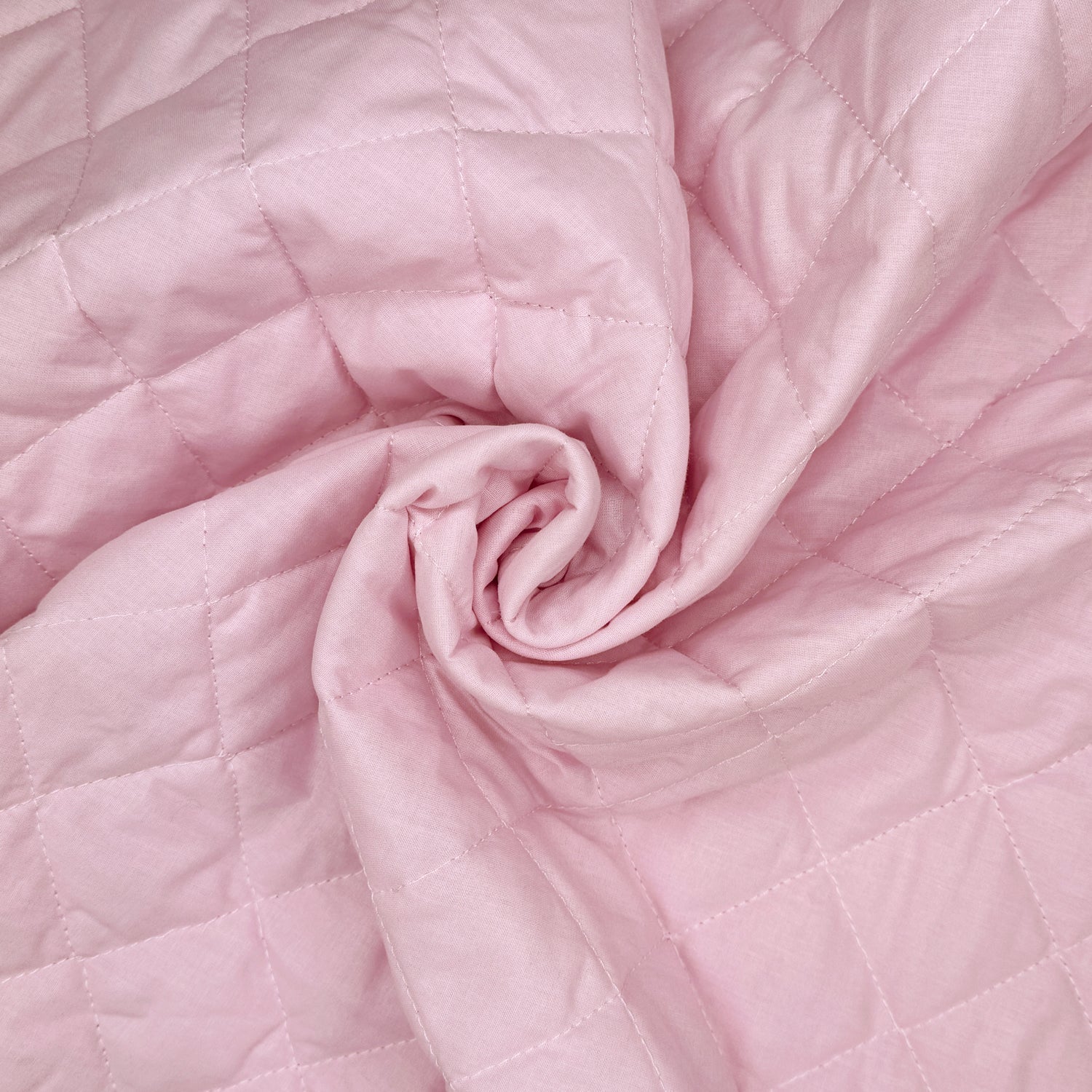 Quilted Polycotton Fabric | Diamond Quilted 45" (115cm) Wide with 2oz Wadding – Sold by the Meter