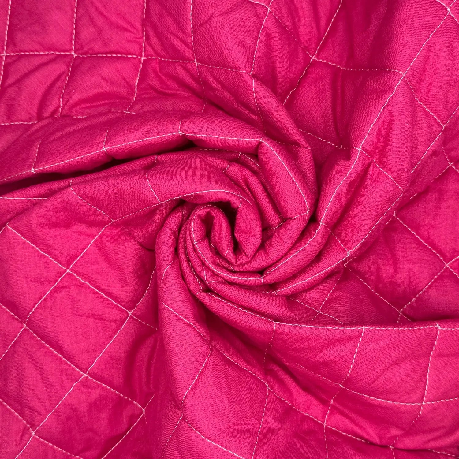 Quilted Polycotton Fabric | Diamond Quilted 45" (115cm) Wide with 2oz Wadding â€“ Sold by the Meter