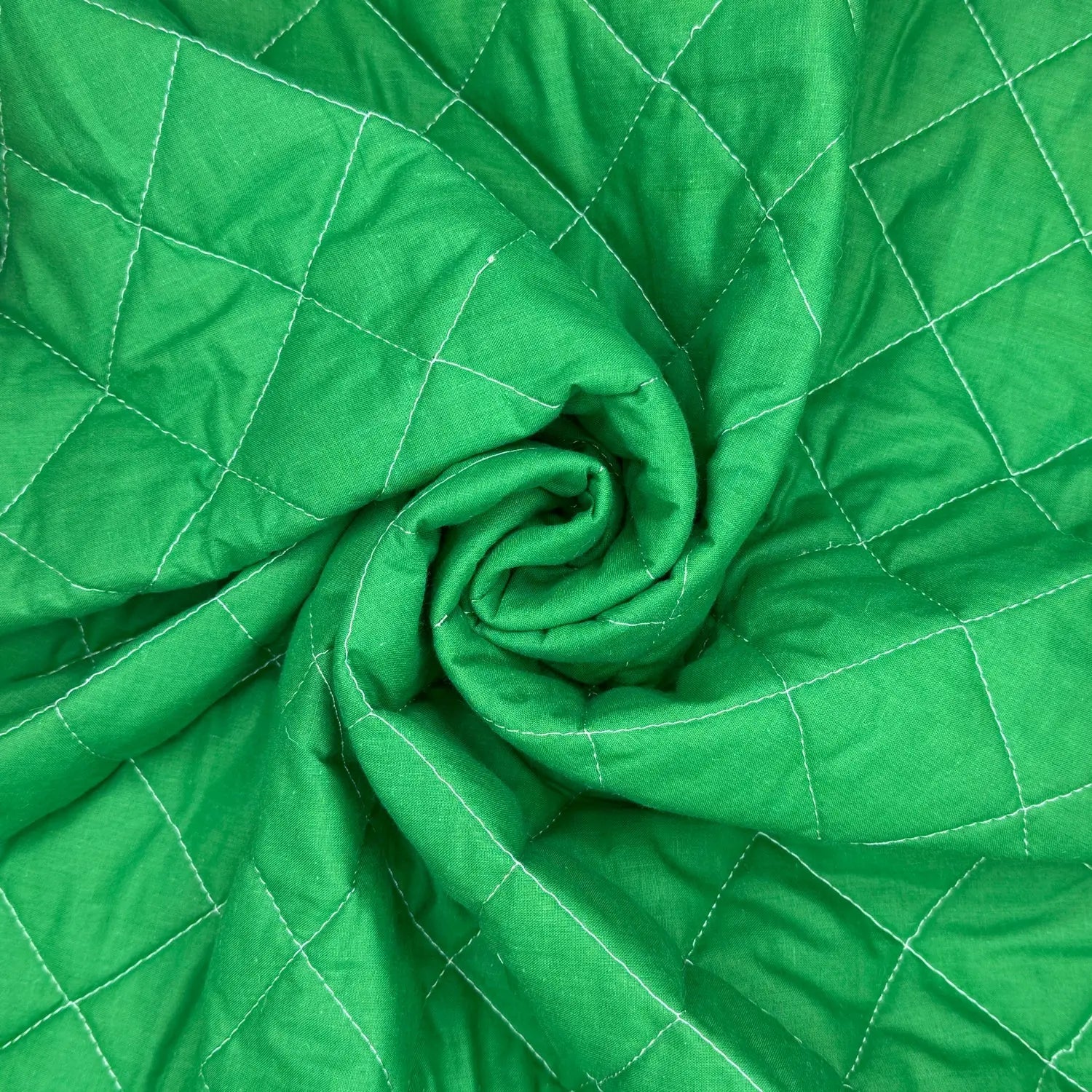 Quilted Polycotton Fabric | Diamond Quilted 45" (115cm) Wide with 2oz Wadding â€“ Sold by the Meter