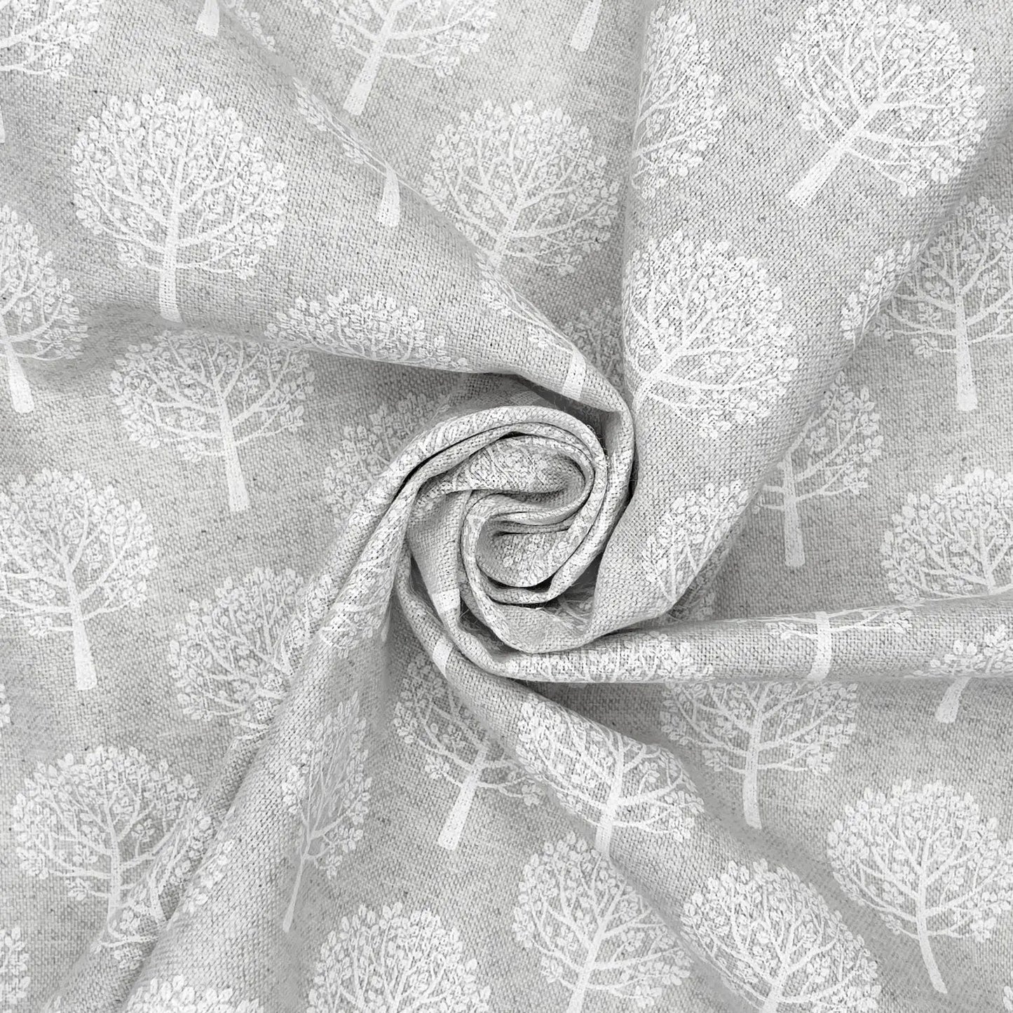 European Produced Recycled Cotton Rich Linen Fabric | Durable 55" (140cm) Wide 210gsm Craft & Upholstery Material – Sold by the Meter