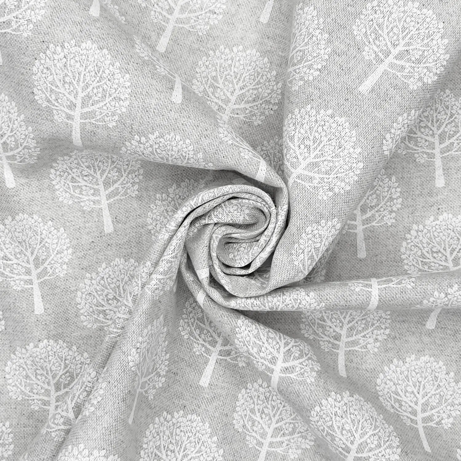 European Produced Recycled Cotton Rich Linen Fabric | Durable 55" (140cm) Wide 210gsm Craft & Upholstery Material – Sold by the Meter