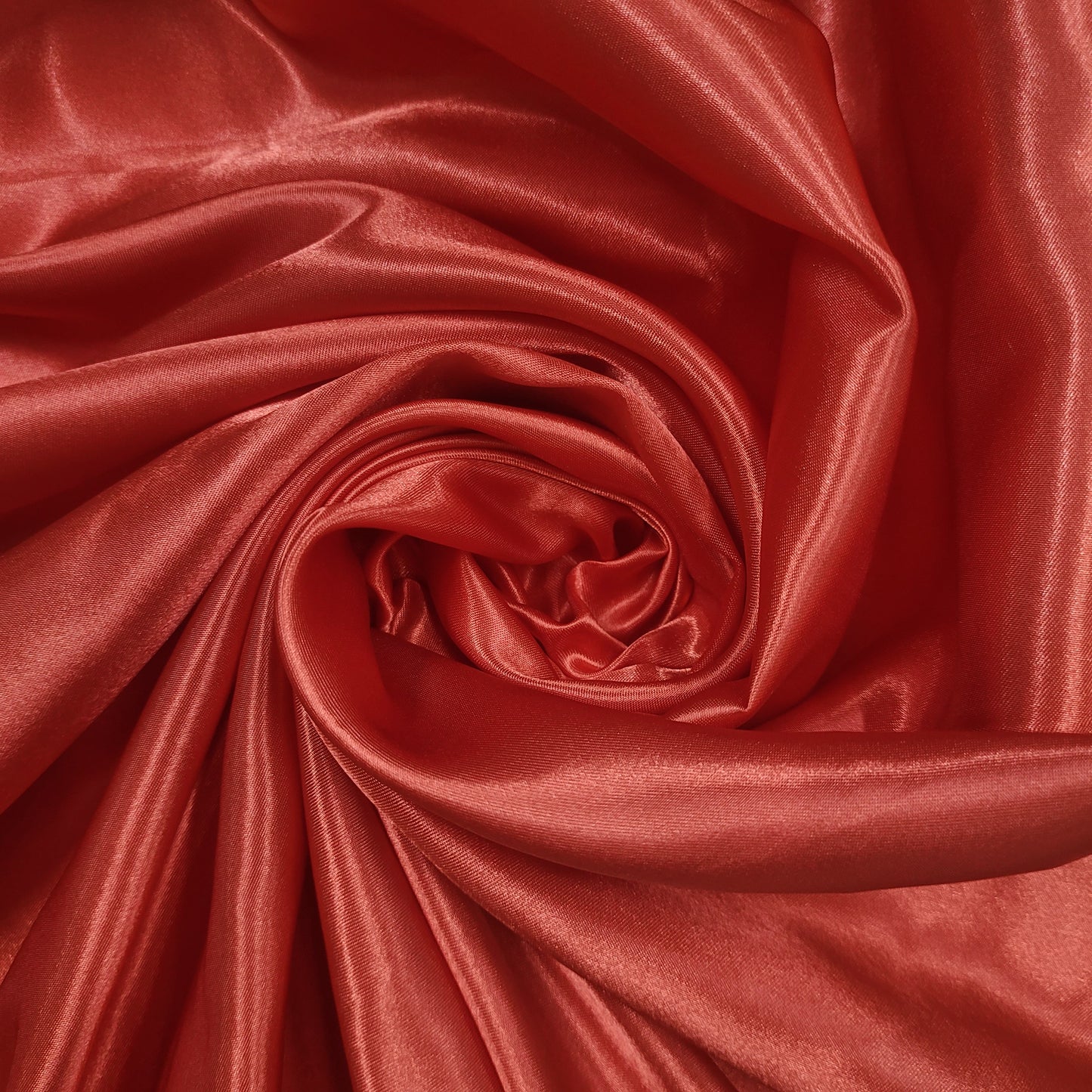 Red Plain Silky Satin Fabric Dress Craft Wedding Costume Lining Material 58" -By The Meter
