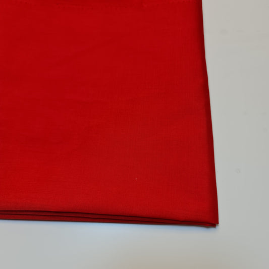 Textile Station, Rot (30), 111,8 cm breit, hochwertiges Polycotton, unifarben, Futterstoff, Schneiderstoff, Drapierungsstoff, Dekorationsstoff