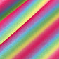 Rainbow & Mermaid Glitter PU Backed Fabric | Sparkle Leatherette 55" (140cm) Wide â€“ Sold by the Meter