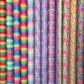 Rainbow & Mermaid Glitter PU Backed Fabric | Sparkle Leatherette 55" (140cm) Wide â€“ Sold by the Meter